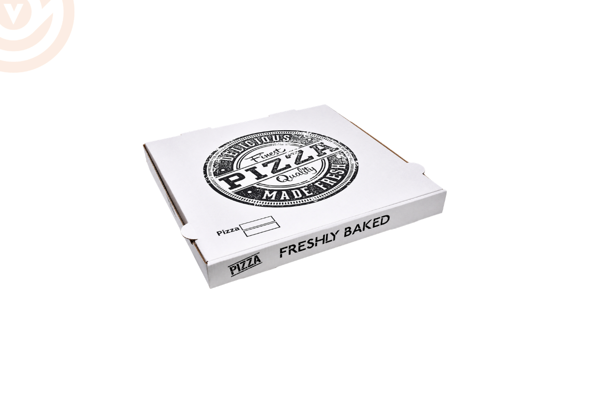 28cm Beyaz Pizza Kutusu